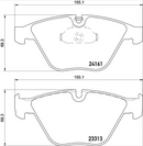 Brembo Brake Pad Set - P06081