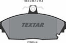 Textar Brake Pad Set - 2124502