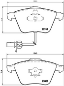 Brembo Brake Pad Set - P85084