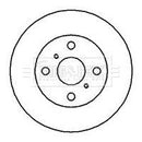 Borg & Beck Brake Disc Pair Part No -BBD4172