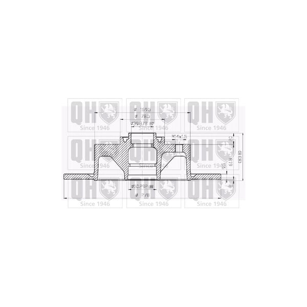 QH BDC1029 Brake Disc