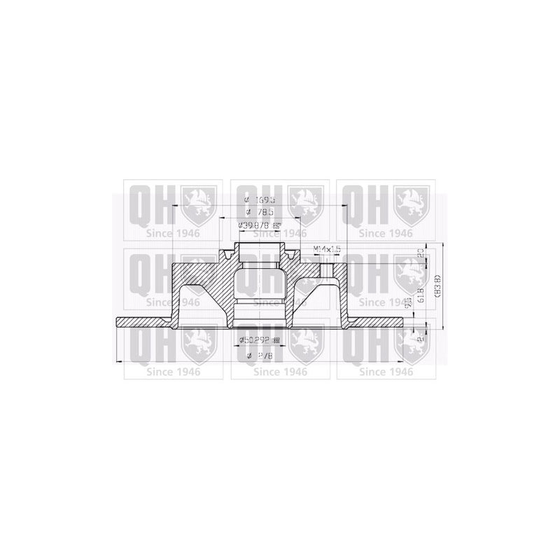 QH BDC1029 Brake Disc