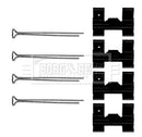 Borg & Beck Fitting Kit - Pads Part No -BBK1073