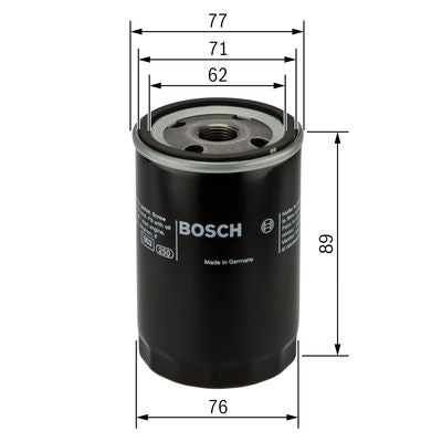 BOSCH Oil Filter - 0986452044