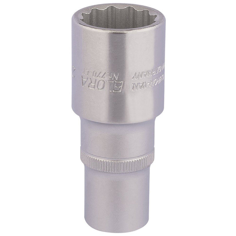 Elora Deep Bi-Hexagon Socket, 1/2" Sq Dr, 24mm