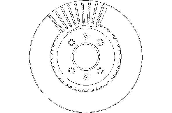 Disctech Brake Disc - Fits Hyundai - ABD2516 - Front Axle
