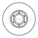 Borg & Beck Brake Disc Pair Part No -BBD4234