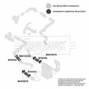 Borg & Beck Turbo Hose Part No -BTH1101