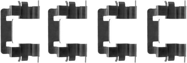 Textar Brake Pad Fitting Kit - 82061200