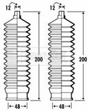 Borg & Beck Steering Gaiter Kit Part No -BSG3267