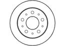 Disctech Brake Disc - Fits Citroën, Ford - ABD2879 - Rear Axle