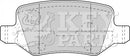 Key Parts Brake Pad Set -KBP1753