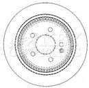 Key Parts Brake Disc Pair Part No -KBD4489