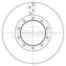 Borg & Beck Brake Disc  - BBD32612