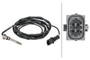 HELLA 6PT 358 181-631 Sensor, exhaust gas temperature - 2-pin connector