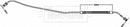 Borg & Beck Brake Hose Part No -BBH8477