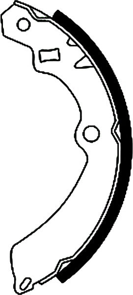 Mintex Brake Shoes fits -Suzuki MFR341 (also fits other vehicles)