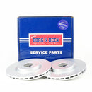 Borg & Beck Brake Disc Pair Part No -BBD4092