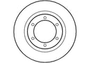 Disctech Brake Disc - Fits Audi, Citroën - ABD2954 - Front Axle