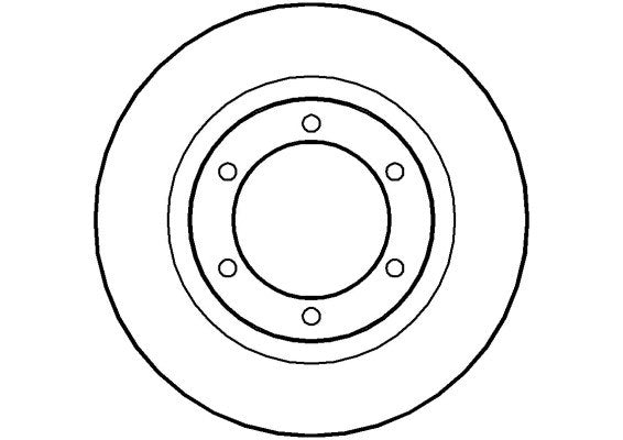 Disctech Brake Disc - Fits Audi, Citroën - ABD2954 - Front Axle