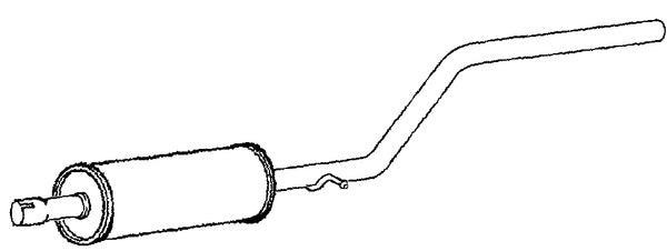 Klarius VW640V - Box With Centre Pipe