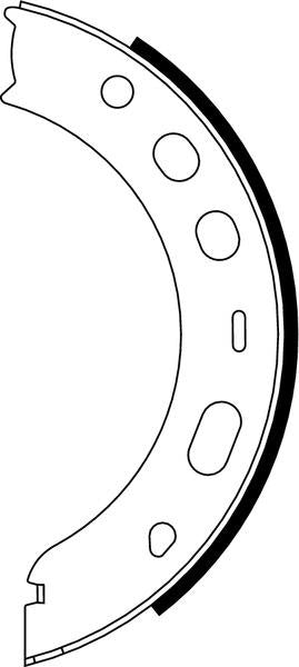 Mintex Brake Shoes fits -Porsche MFR640 (also fits other vehicles)