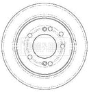 Borg & Beck Brake Disc Pair Part No -BBD5185