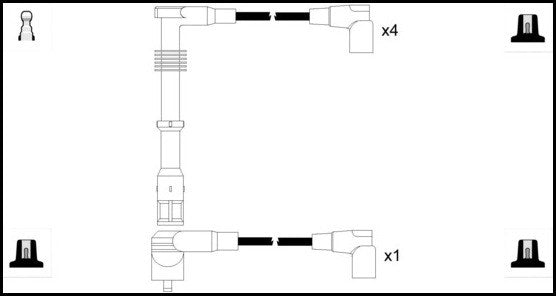 ElectroSpark Ignition Lead Set - OEK878