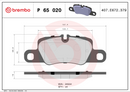 Brembo Brake Pad Set - P65020