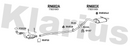 Klarius RN682A - Centre Pipe  - Fits Renault Kangoo 1.2i