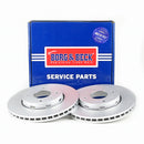 Borg & Beck Brake Disc Pair Part No -BBD4132