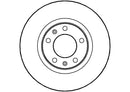 Disctech Brake Disc - Fits Citroën, Mercedes-benz - ABD3527 - Front Axle