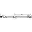 Borg & Beck Brake Hose Part No -BBH7930