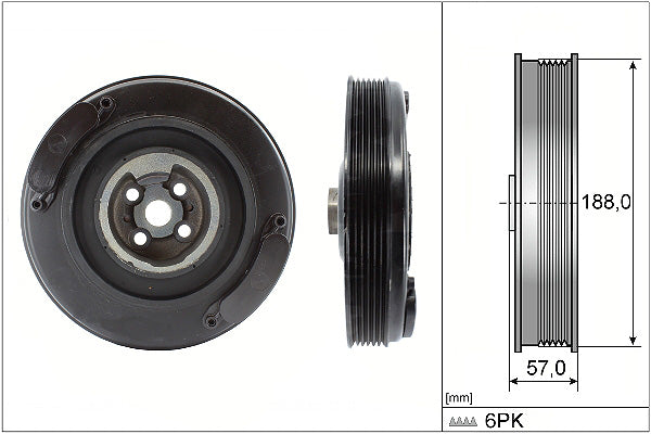 INA Belt Pulley Crankshaft Part No - 544000210