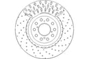 Disctech Brake Disc - Fits Honda - ABD3226 - Front Axle