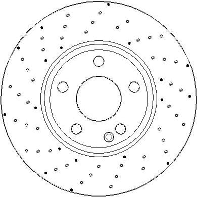 Disctech Brake Disc - Fits Lexus, Mercedes-benz - ABD3383 - Front Axle