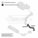 Borg & Beck Turbo Hose Part No -BTH1219