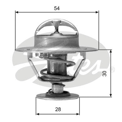 Gates Thermostat, coolant - TH02491G1