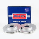 Borg & Beck Brake Disc Pair Part No -BBD5278