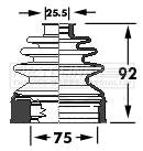 First Line Cv Joint Boot Kit Part No -FCB6117