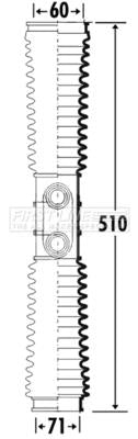 First Line Steering Gaiter Kit Part No -FSG3310