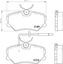 Mintex Brake Pad & Disc Kit fits -Peugeot MDK0103 (also fits other vehicles)