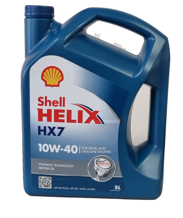 Shell Helix HX7 10W40 Synthetic - 5L engine oil