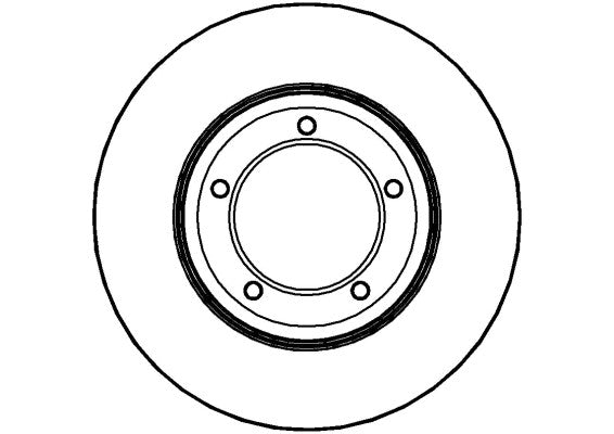 Disctech Brake Disc - Fits Dacia, Land rover - ABD3262 - Front Axle