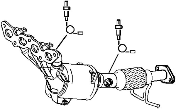 Klarius 312882 - Catalyst Type Approved Withpip  - Fits Ford FOCUS II