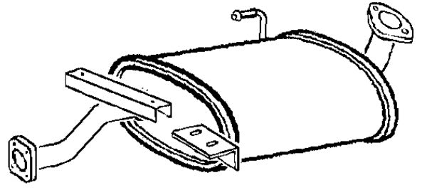 Klarius IZ21T - Box With Centre Pipe