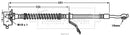 Borg & Beck Brake Hose Part No -BBH7629
