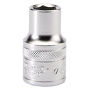 Draper Expert 7/16" 6PT Socket 1/2 DR-Pckd - 16625