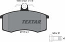 Textar Brake Pad Set - 2117002