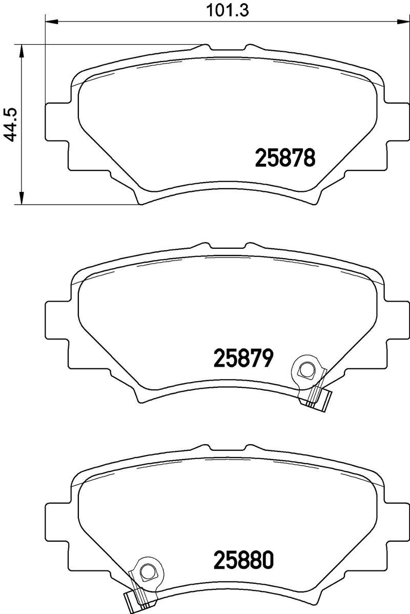 Brembo Brake Pad Set - P49049